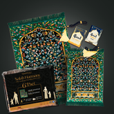 D. Green Leaf & Flowers - Salah Harmony