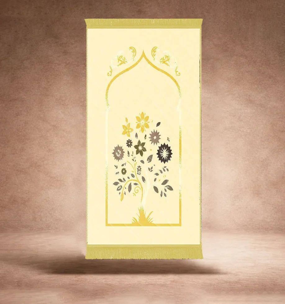 Beige Colorfull Flower - Perfect Fit