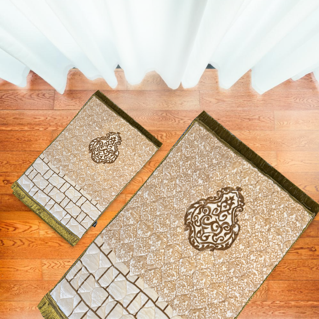 TWIN PACK | Beige Khilaf e Kabba - 2116-M