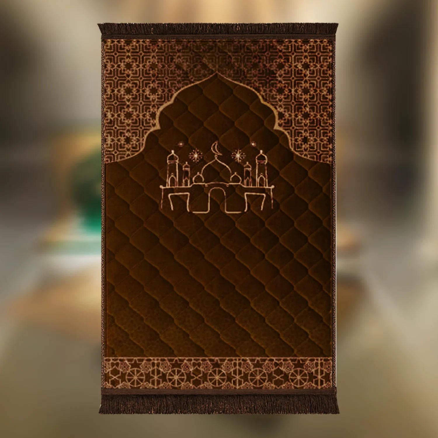 Brown Mosque & Flowers - Budget