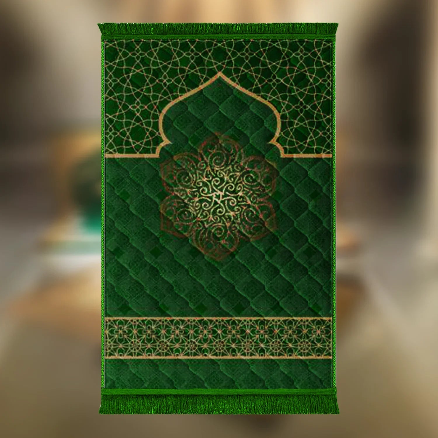 Green Gumbad Motive & Flower - Budget