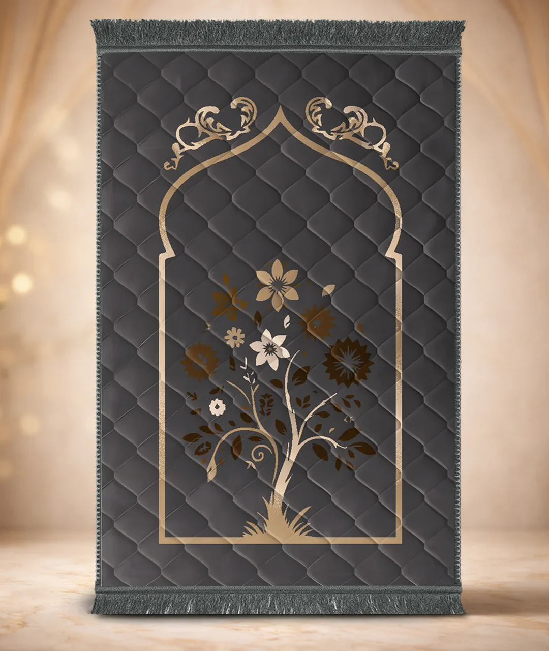 Grey Colorful Flower - Exclusive