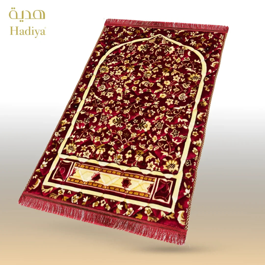 Mehroon Leaf & Flower- Lite