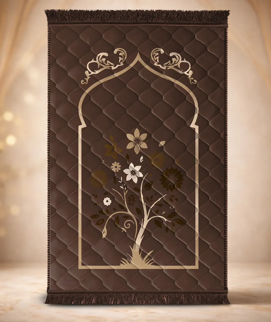 Light Brown Colorfull Flower - Exclusive