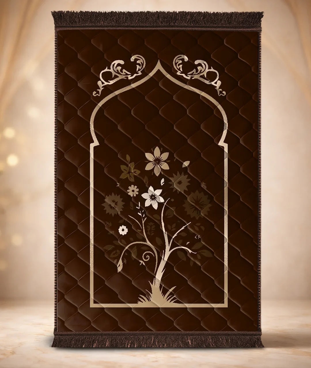 Brown Colorfull Flower - Exclusive