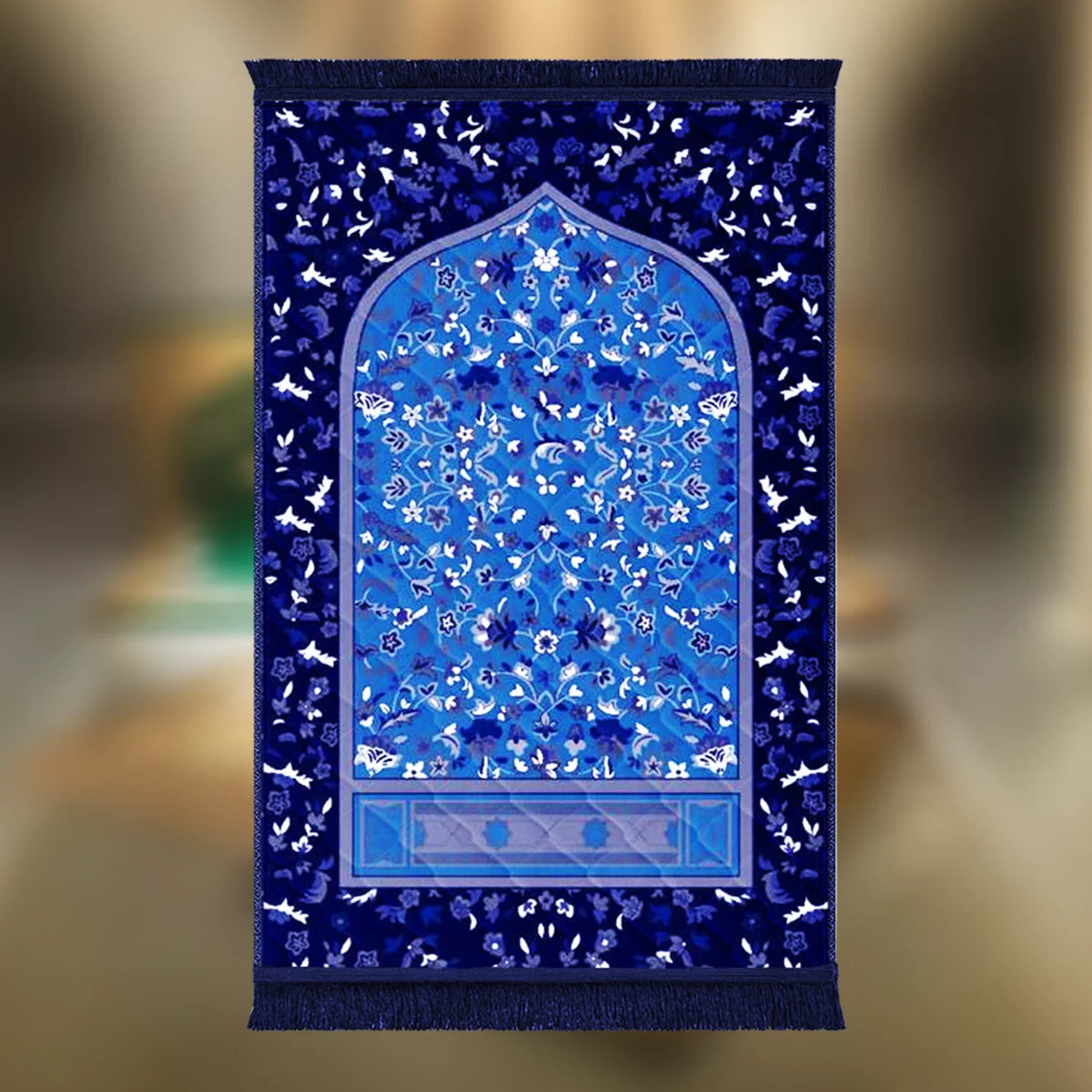 Blue Leaves & Flower - Budget