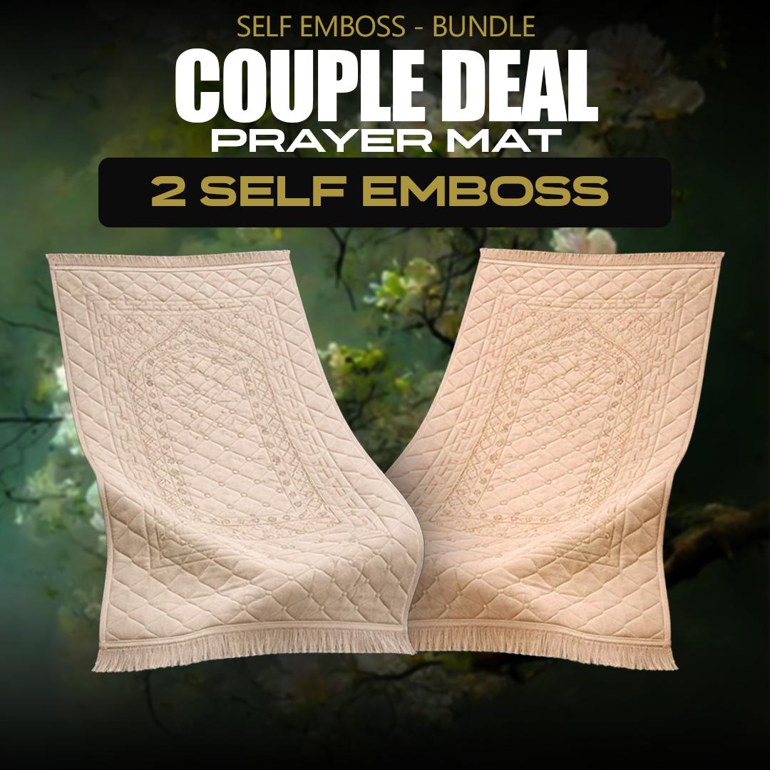 2 pcs embossed